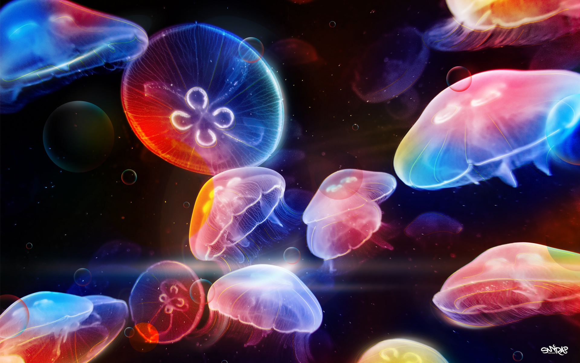 Underwater Jellyfishes
