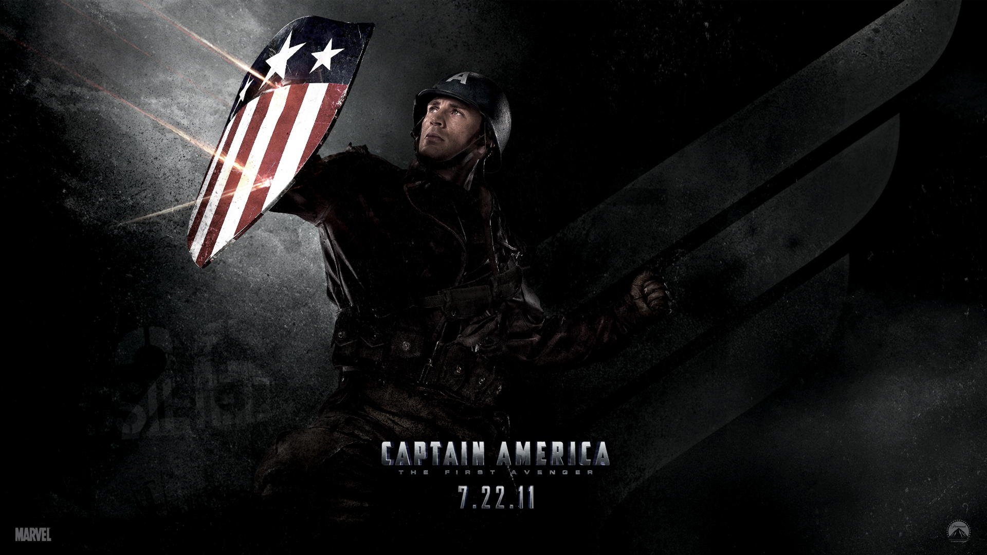 Chris Evans in Captain America 2011