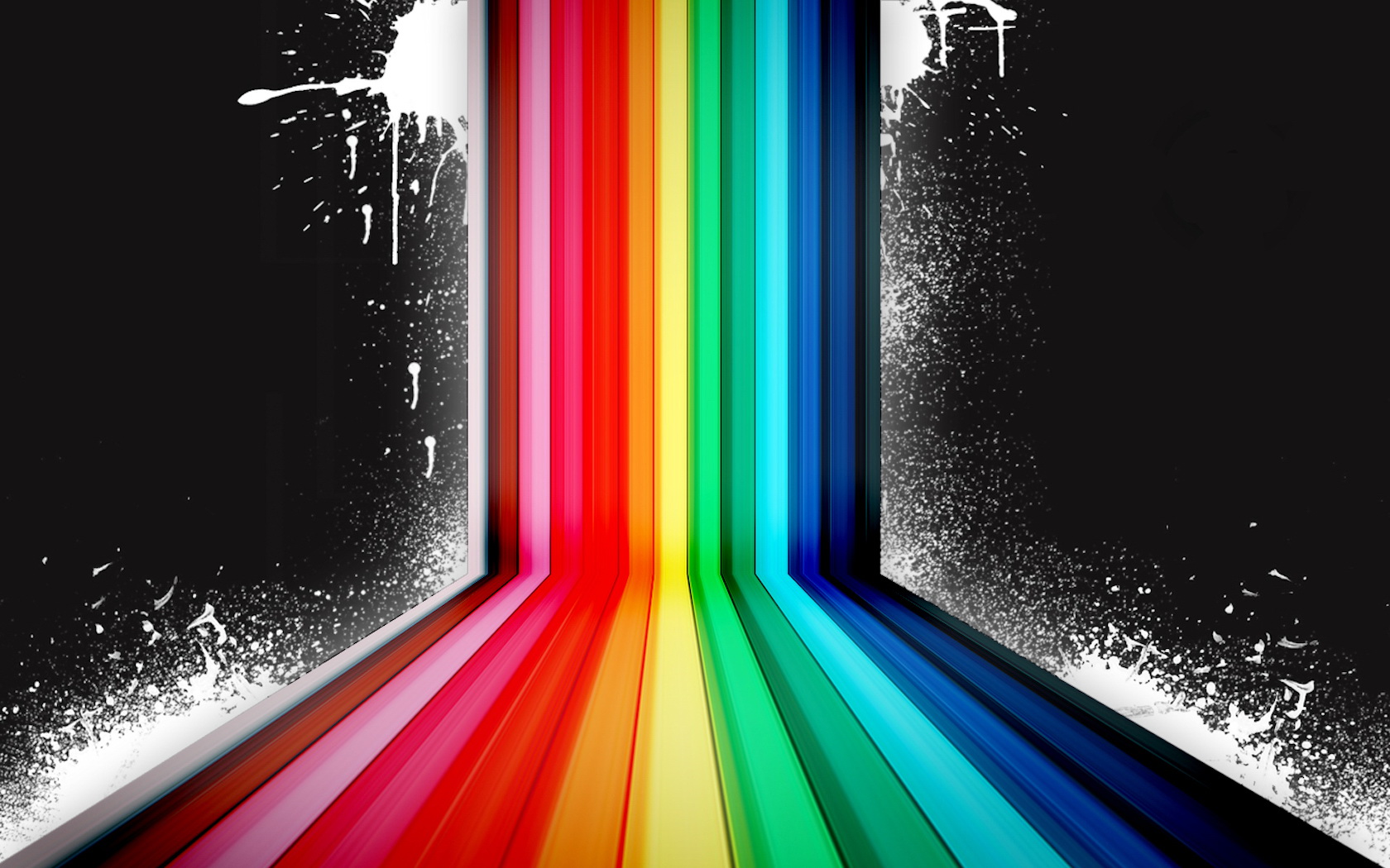 Dark Rainbow Vector
