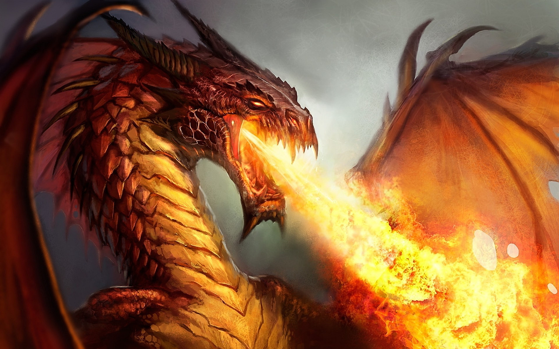 Dragon Breathing Fire